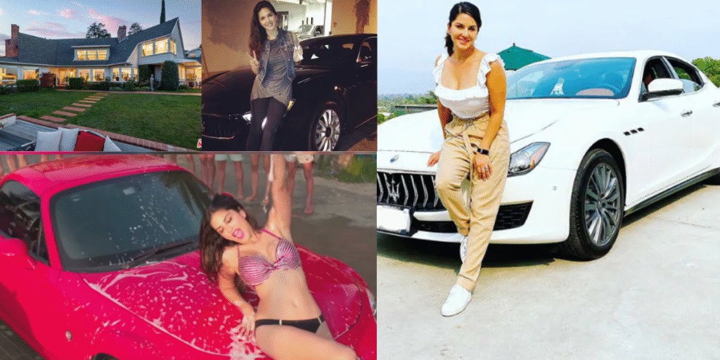 Sunny Leone Cars and House